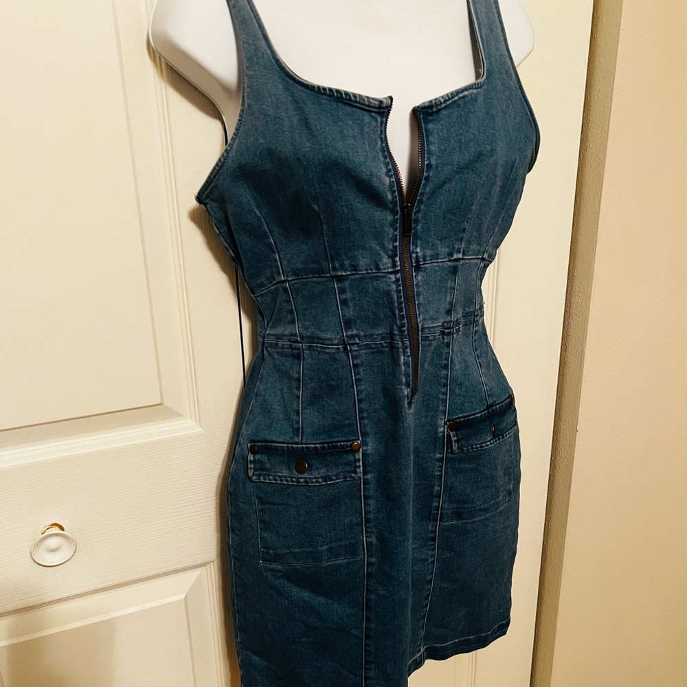 Derek Heart Denim Dress